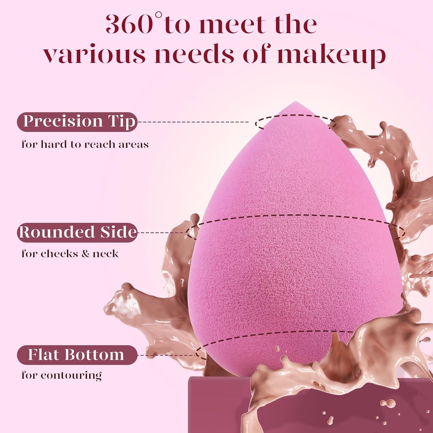 Soft Velvet Makeup Blending Sponge