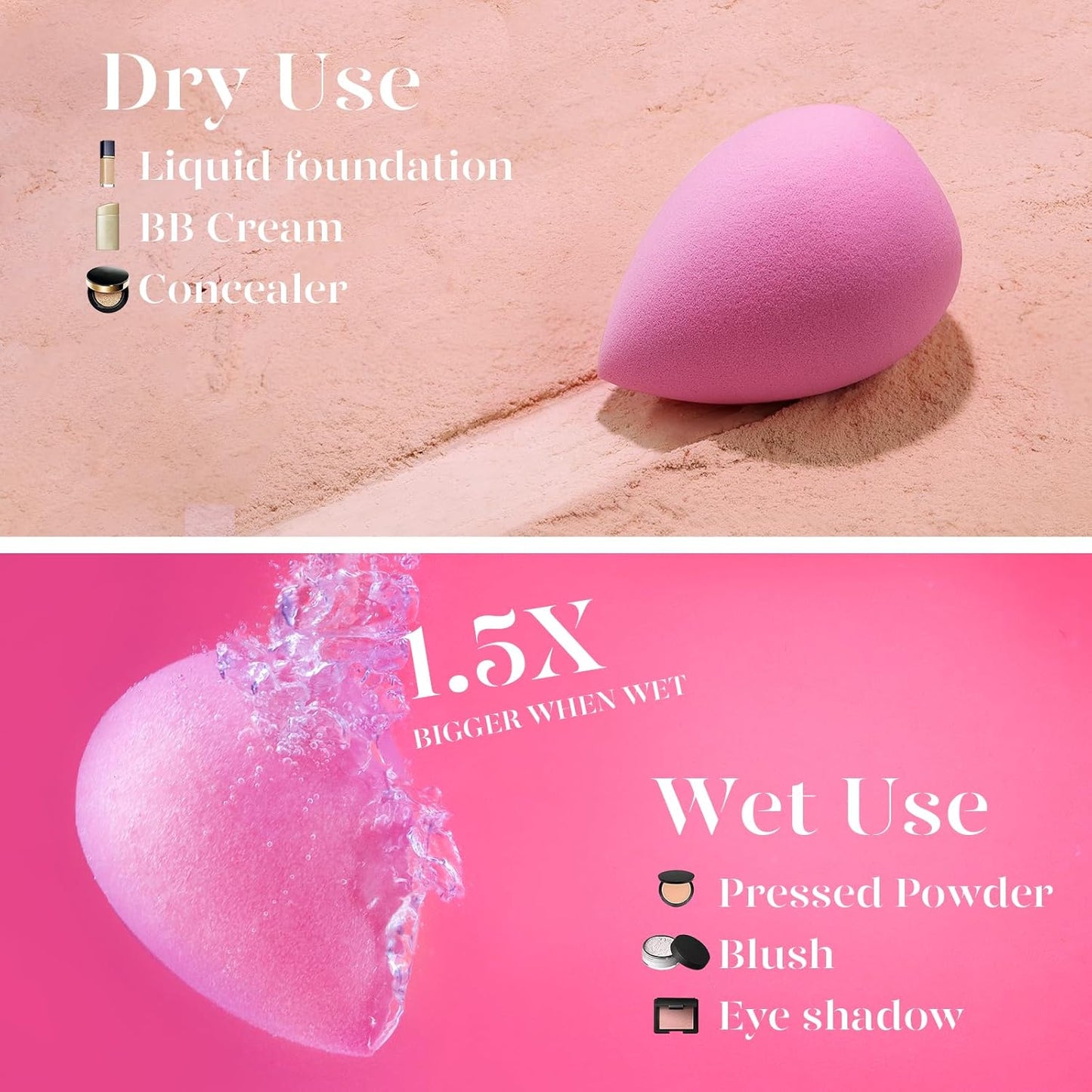 Soft Velvet Makeup Blending Sponge